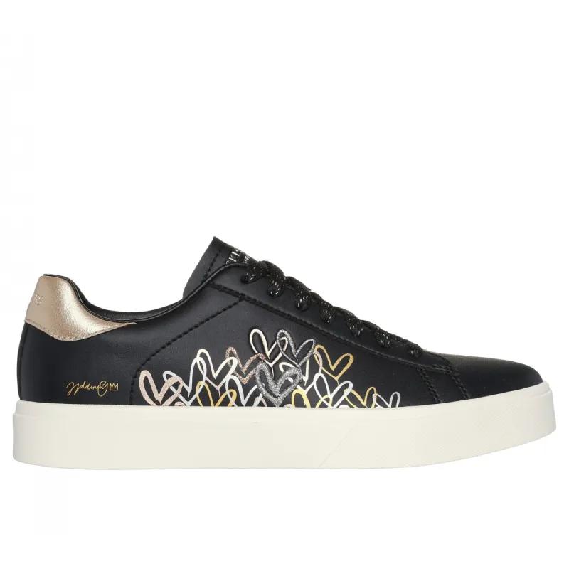 185129/BKMT EDEN LX - GLEAMING HEARTS Womens Trainers Black/Multi sold by Shuperb