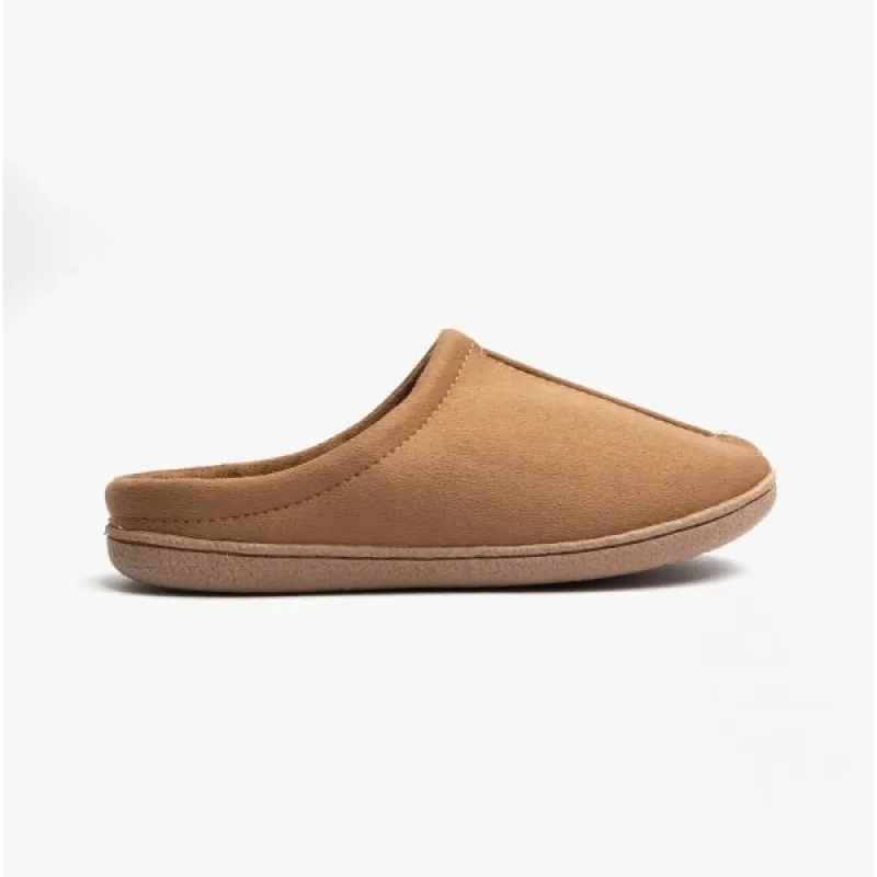 Jo & Joe CLIFF Mens Mule Slippers Cognac sold by Shuperb