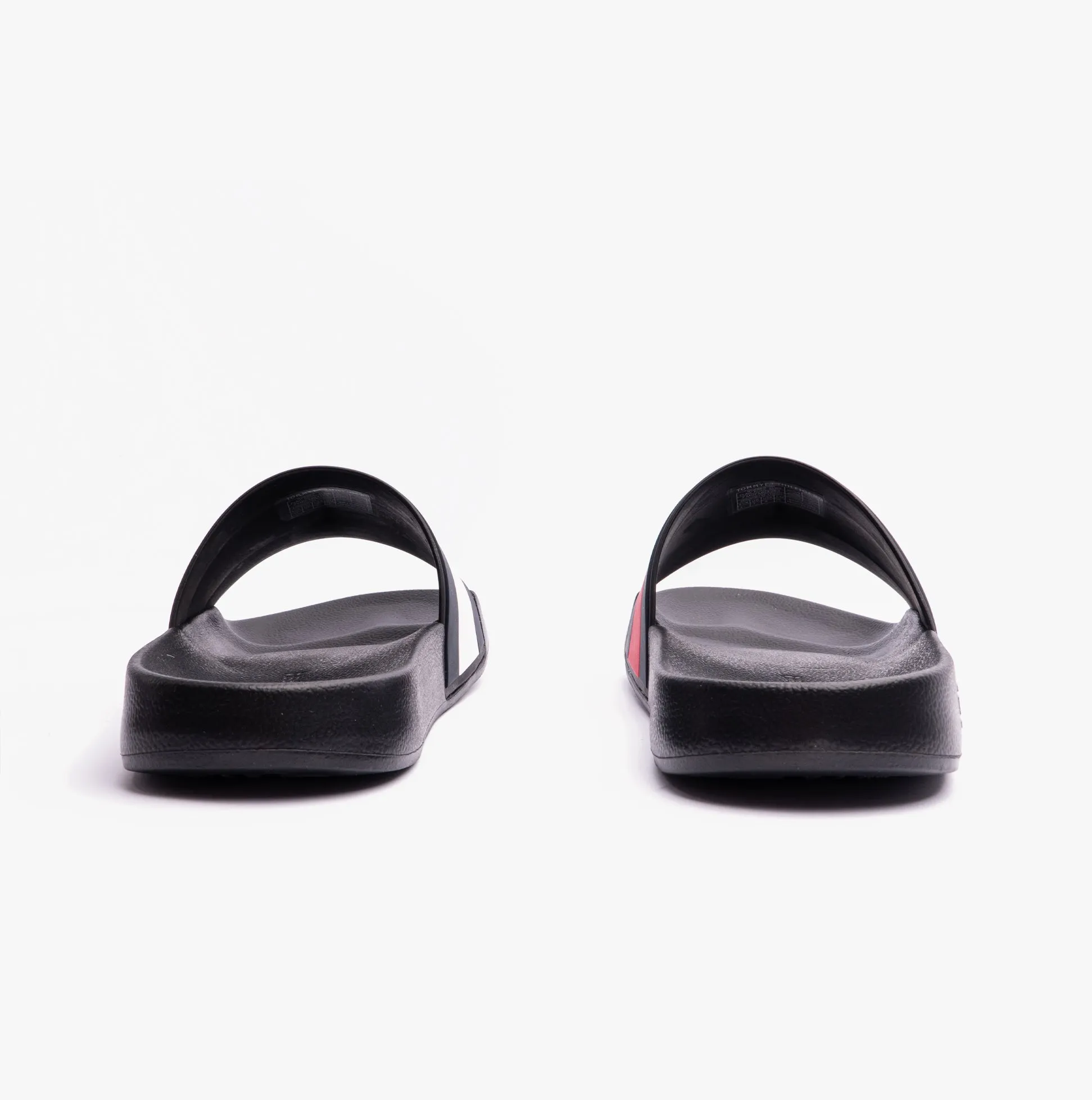 Tommy Hilfiger FLAG Mens Poolside Logo Sliders Desert Black sold by Shuperb product image thumbnail 4