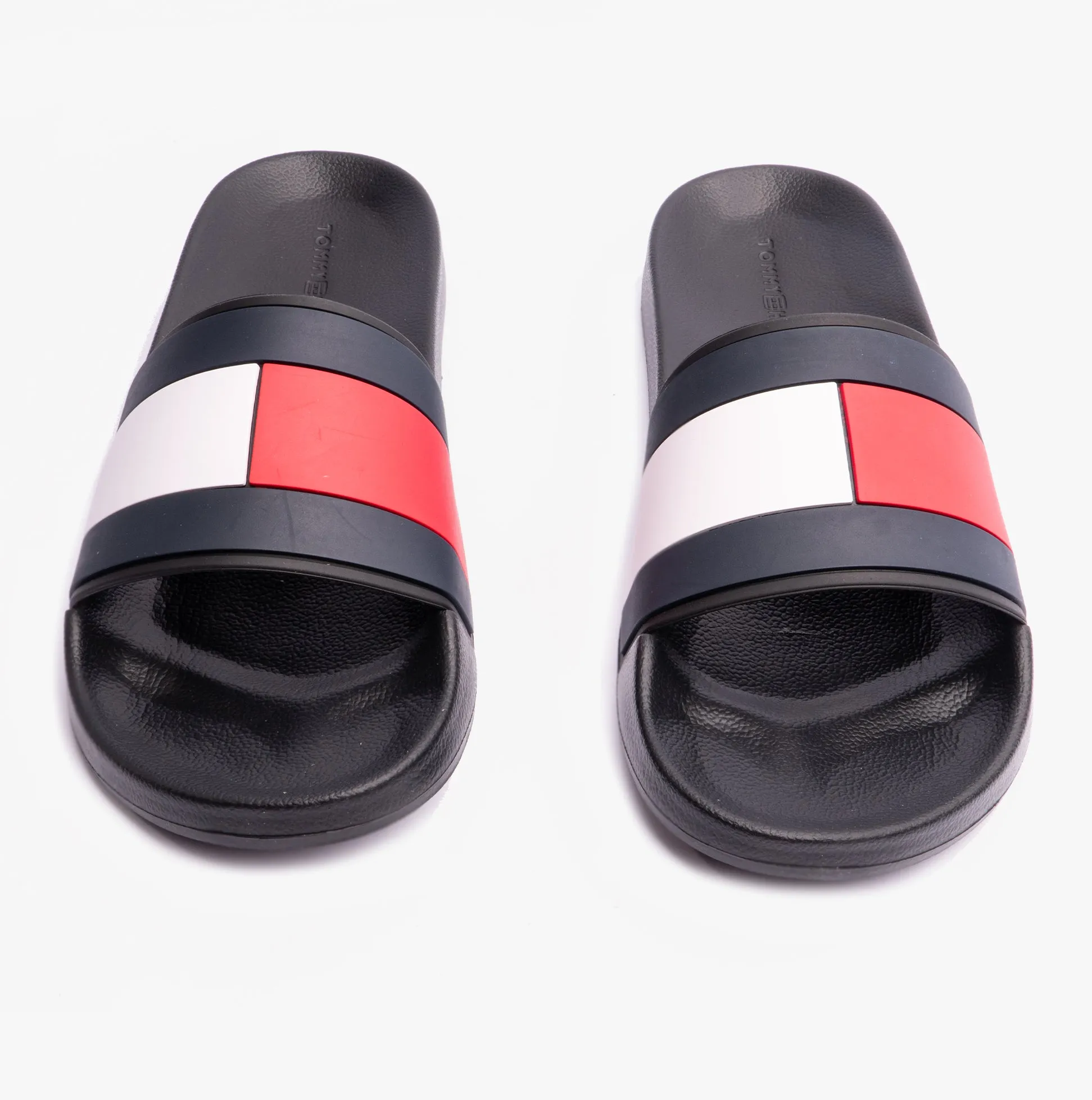 Tommy Hilfiger FLAG Mens Poolside Logo Sliders Desert Black sold by Shuperb product image thumbnail 5