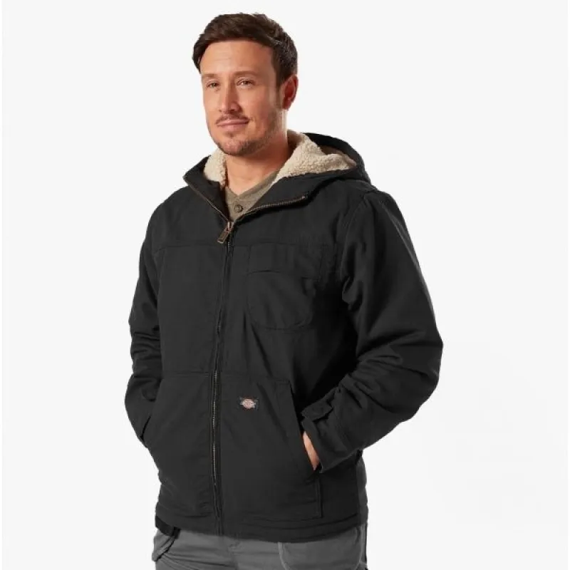 SHERPA LINED Mens Jacket Rinsed Black sold by Shuperb