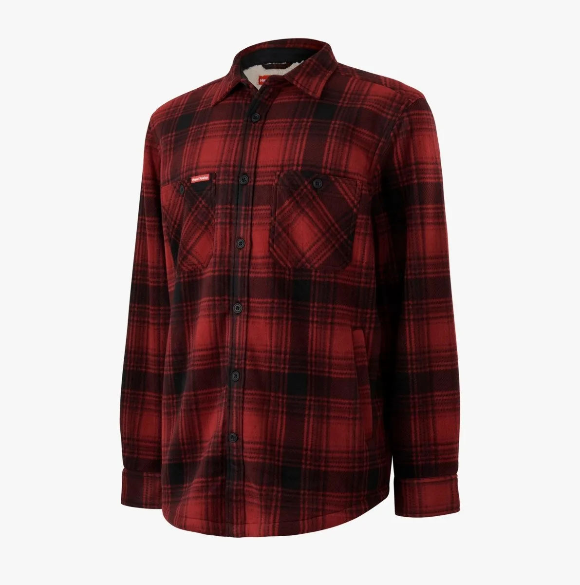 Hard Yakka SHERPA Mens Shirt Jacket Red sold by Shuperb product image thumbnail 2