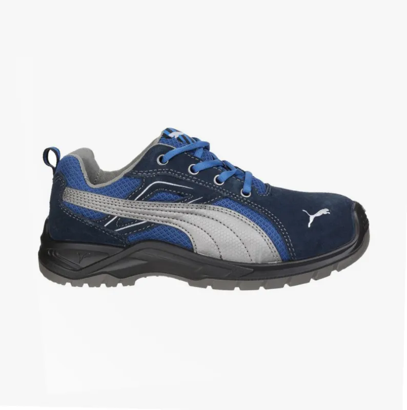 OMNI SKY LOW Mens Suede Safety Trainers Blue sold by Shuperb