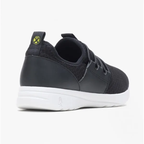 Hush Puppies GOOD Womens Recycled Mesh Slip-On Trainers Black/White sold by Shuperb product image thumbnail 5