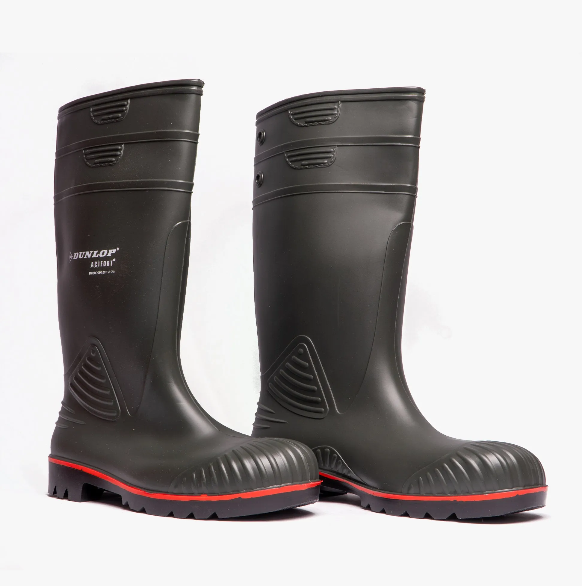 Dunlop ACIFORT Mens Safety Wellington Boots Dark Green sold by Shuperb product image thumbnail 2