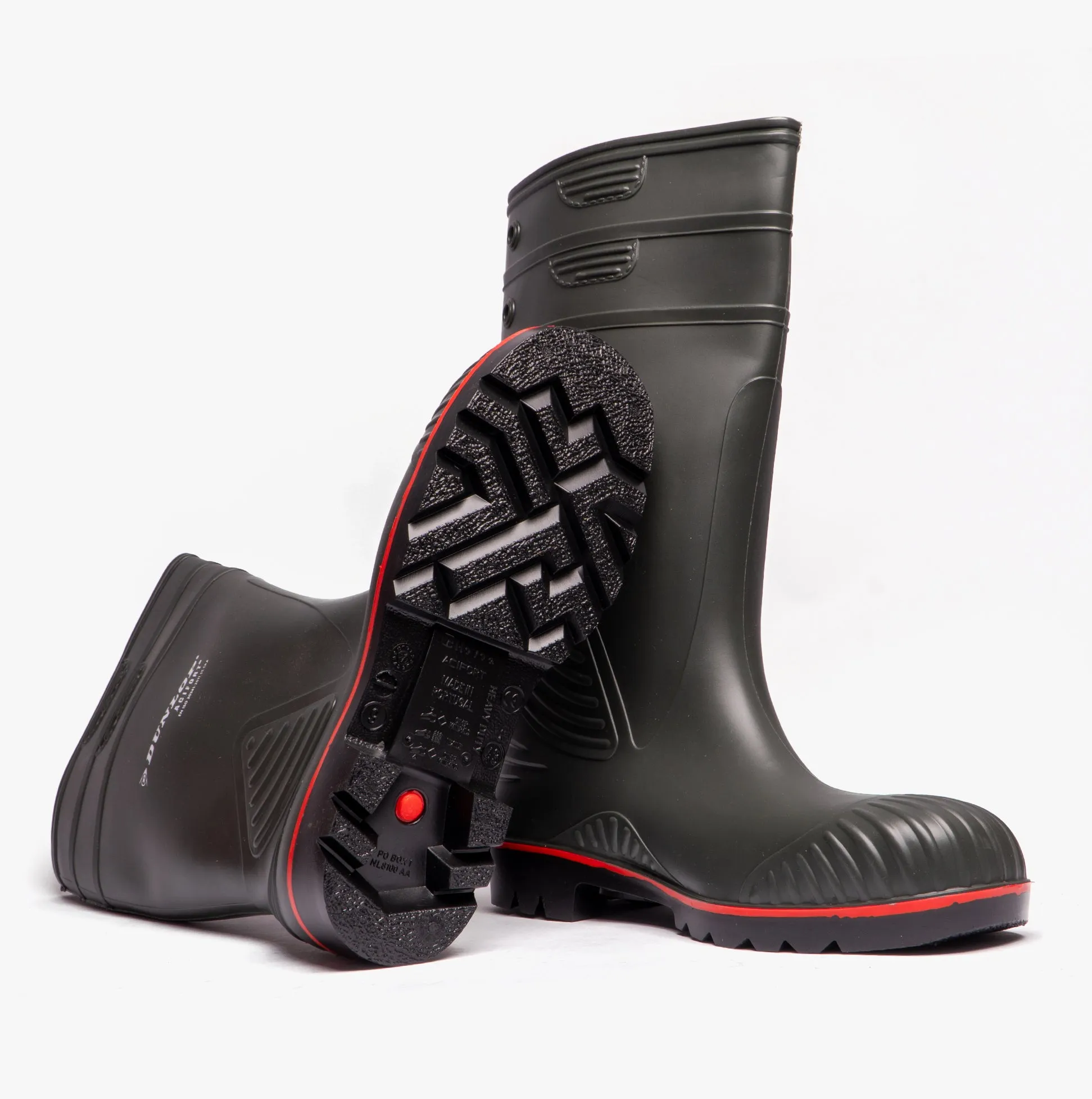 Dunlop ACIFORT Mens Safety Wellington Boots Dark Green sold by Shuperb product image thumbnail 5