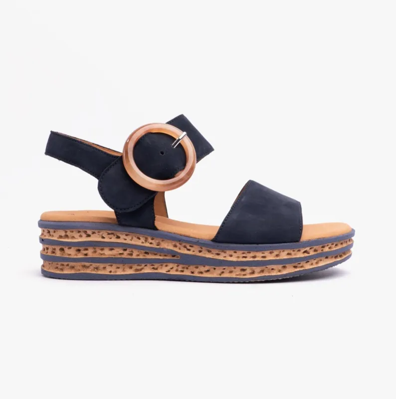 ANDRA Womens Sandals Blue sold by Shuperb