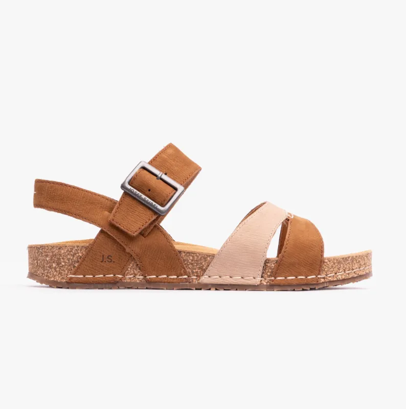 Josef Seibel HANNAH 01 Womens Sandals Castagne-Kombi sold by Shuperb