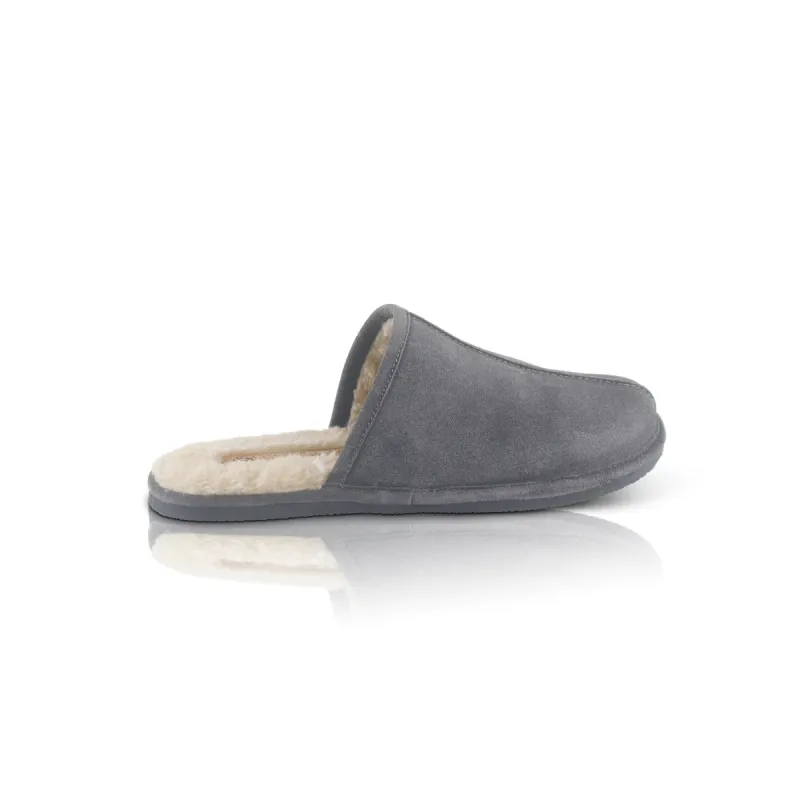 Silver Street London SMITHFIELD Mens Slippers Grey sold by Shuperb