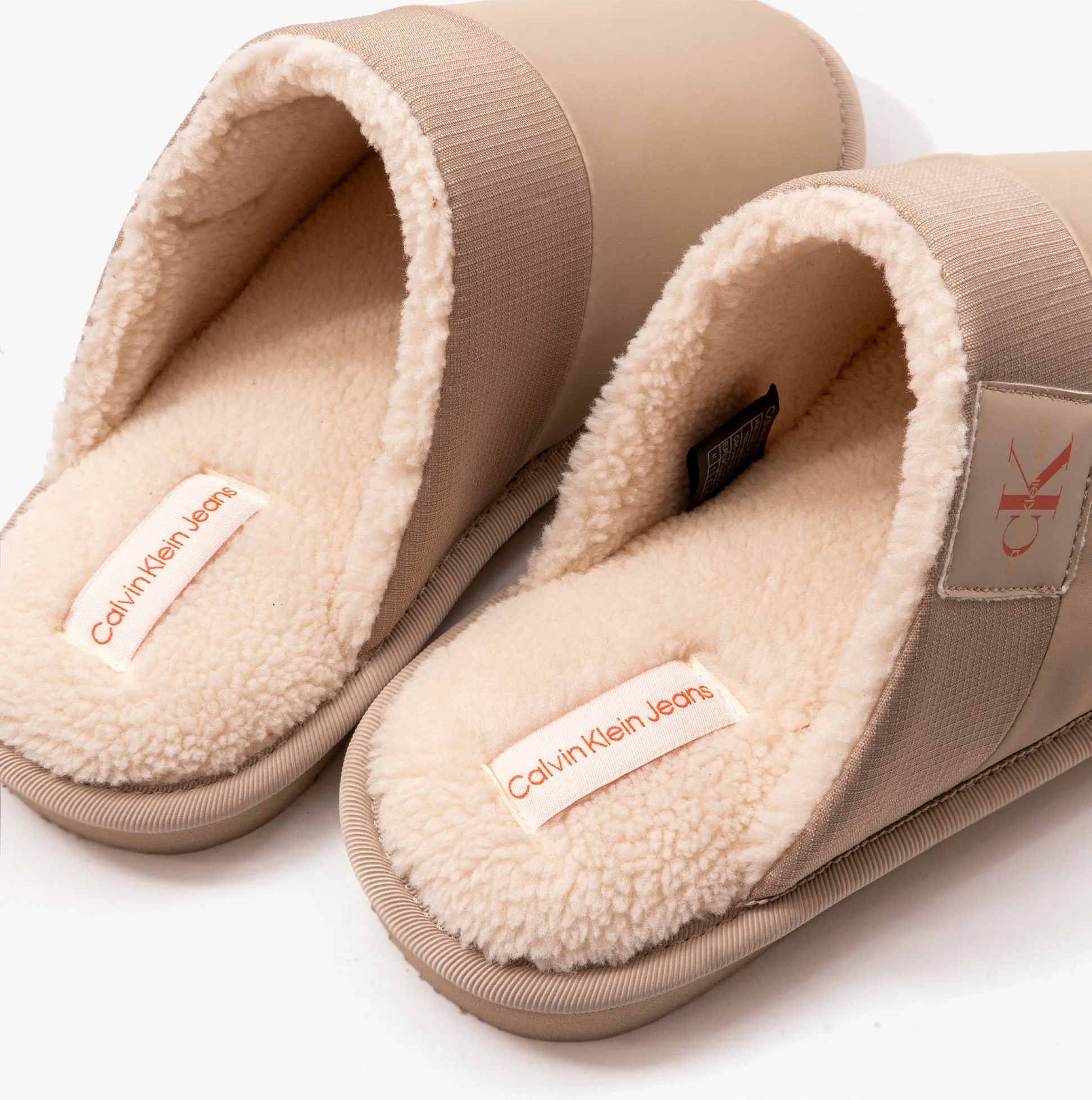 Calvin Klein HOME CLOG SURFACES Mens Slippers Taupe sold by Shuperb product image thumbnail 4