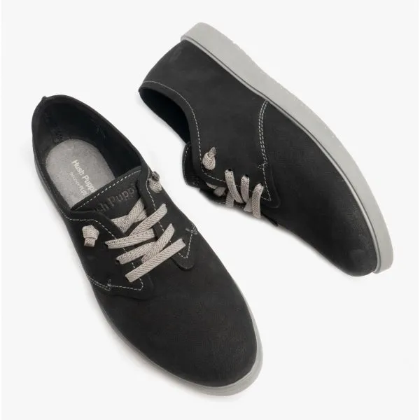 Hush Puppies EVERYDAY Womens Leather Casual Lace-up Shoes Black sold by Shuperb product image thumbnail 2