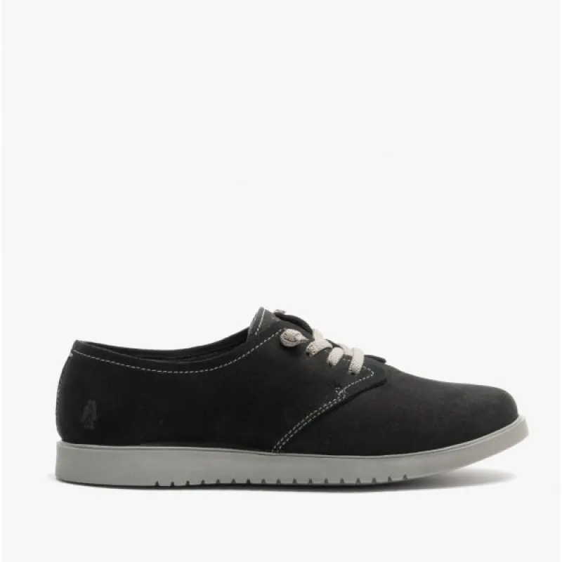 Hush Puppies EVERYDAY Womens Leather Casual Lace-up Shoes Black sold by Shuperb