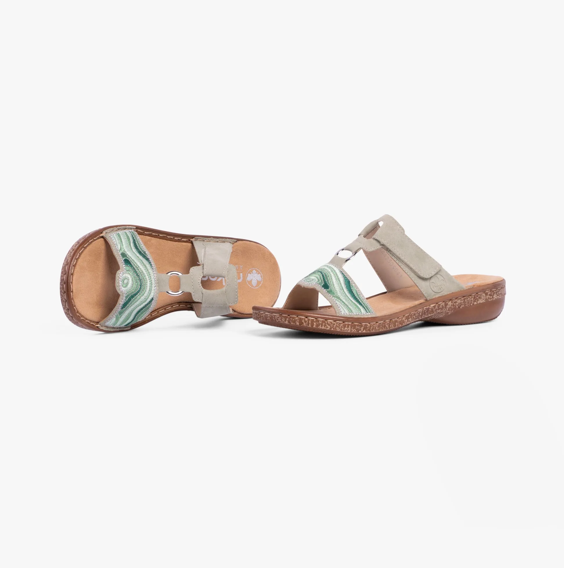 Rieker 62829-52 Womens Sandals Green sold by Shuperb product image thumbnail 3
