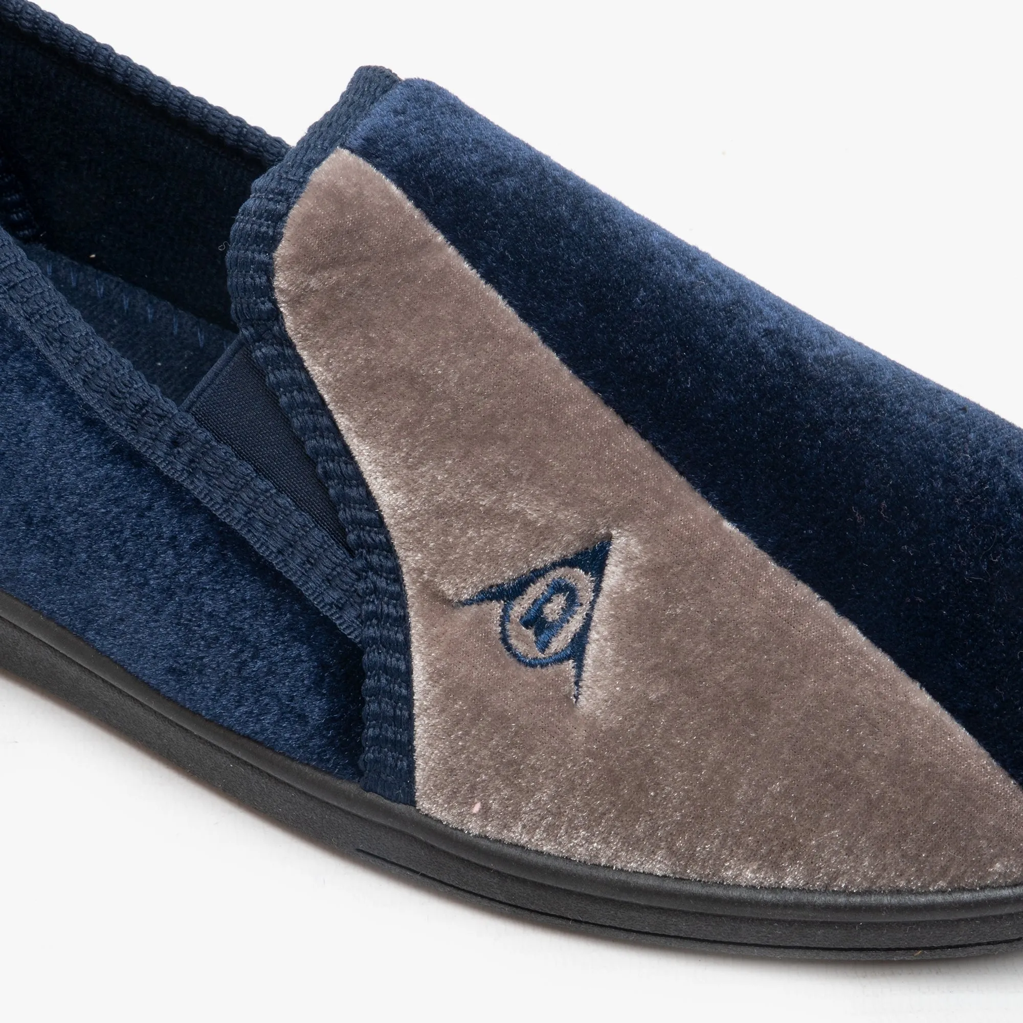 Dunlop WINSTON Mens Full Slippers Navy/Grey sold by Shuperb product image thumbnail 3