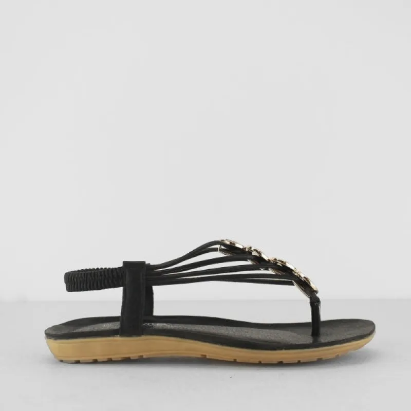 SHALIMAR Womens Sandals Black sold by Shuperb