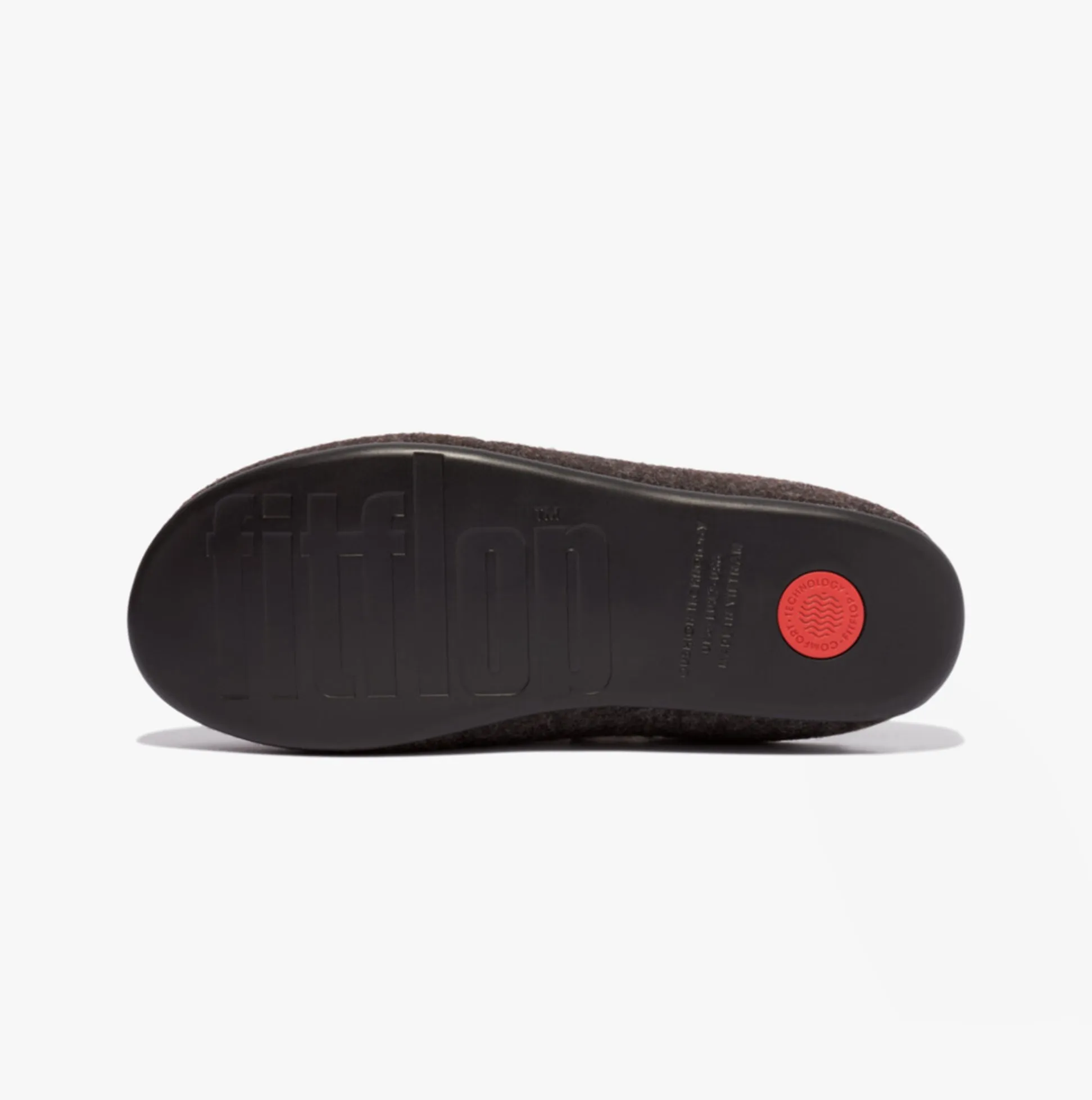 FitFlop CHRISSIE II HAUS E01 Womens Felt Slippers All Black sold by Shuperb product image thumbnail 4