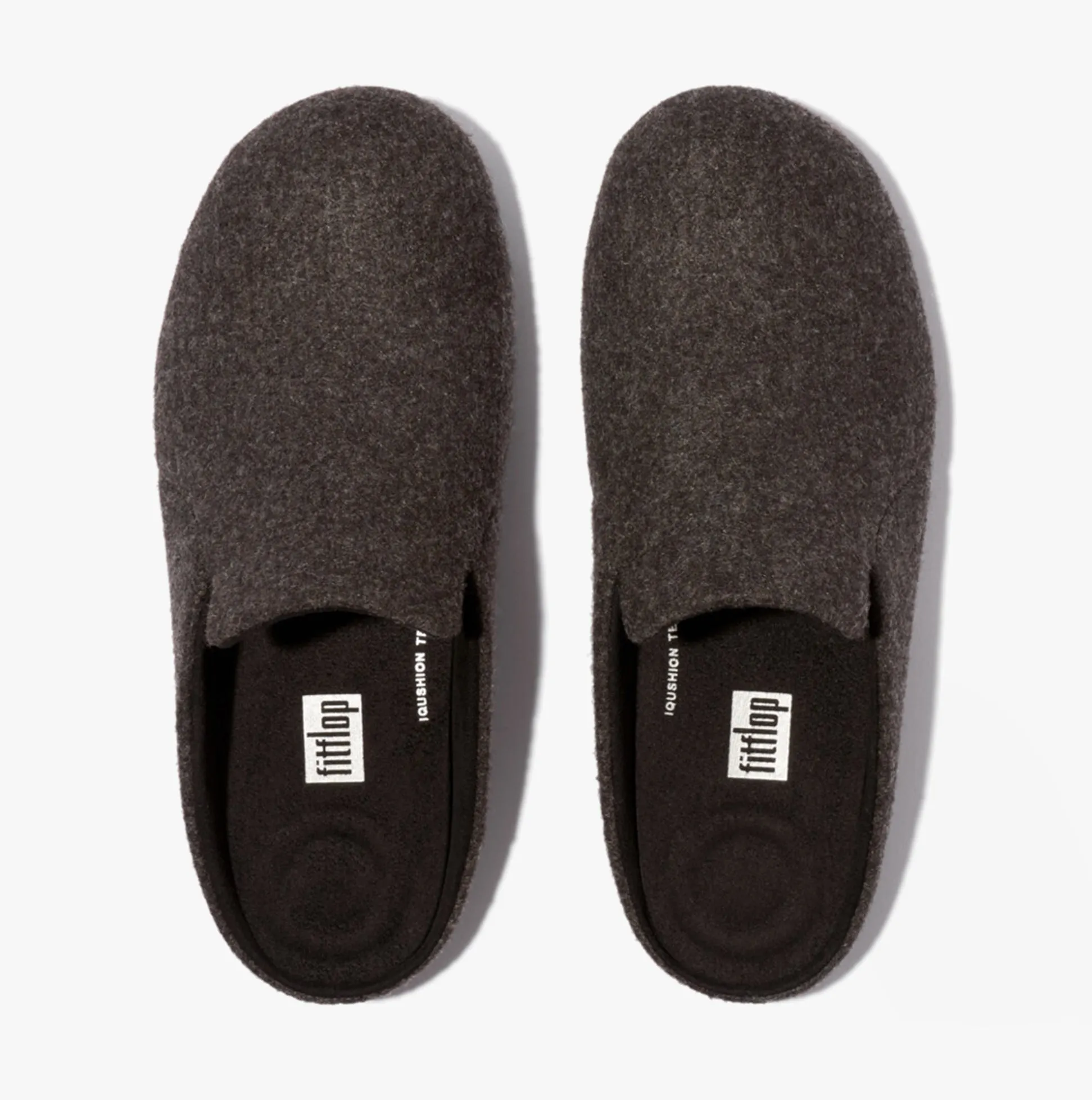FitFlop CHRISSIE II HAUS E01 Womens Felt Slippers All Black sold by Shuperb product image thumbnail 2