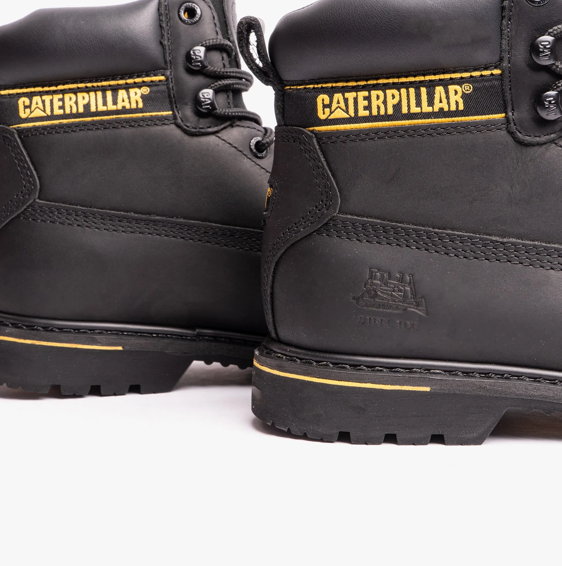 CAT HOLTON S3 Mens Leather Safety Boots Black sold by Shuperb product image thumbnail 3