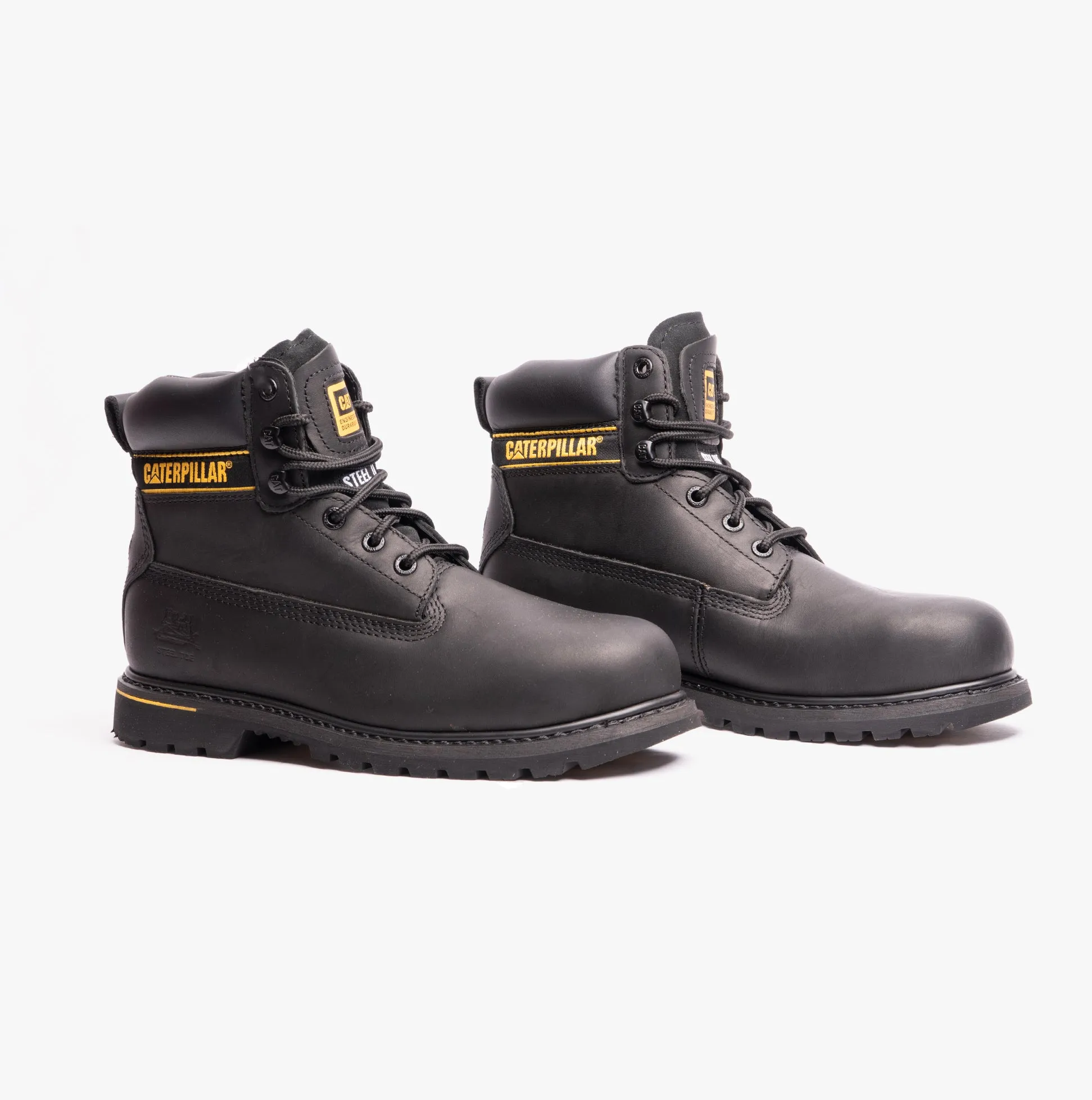 CAT HOLTON S3 Mens Leather Safety Boots Black sold by Shuperb product image thumbnail 5