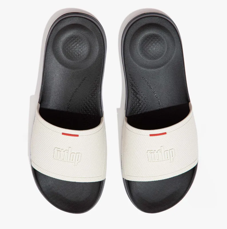 DG7-328 IQUSHION POOL Mens Slides Urban White/ Black sold by Shuperb