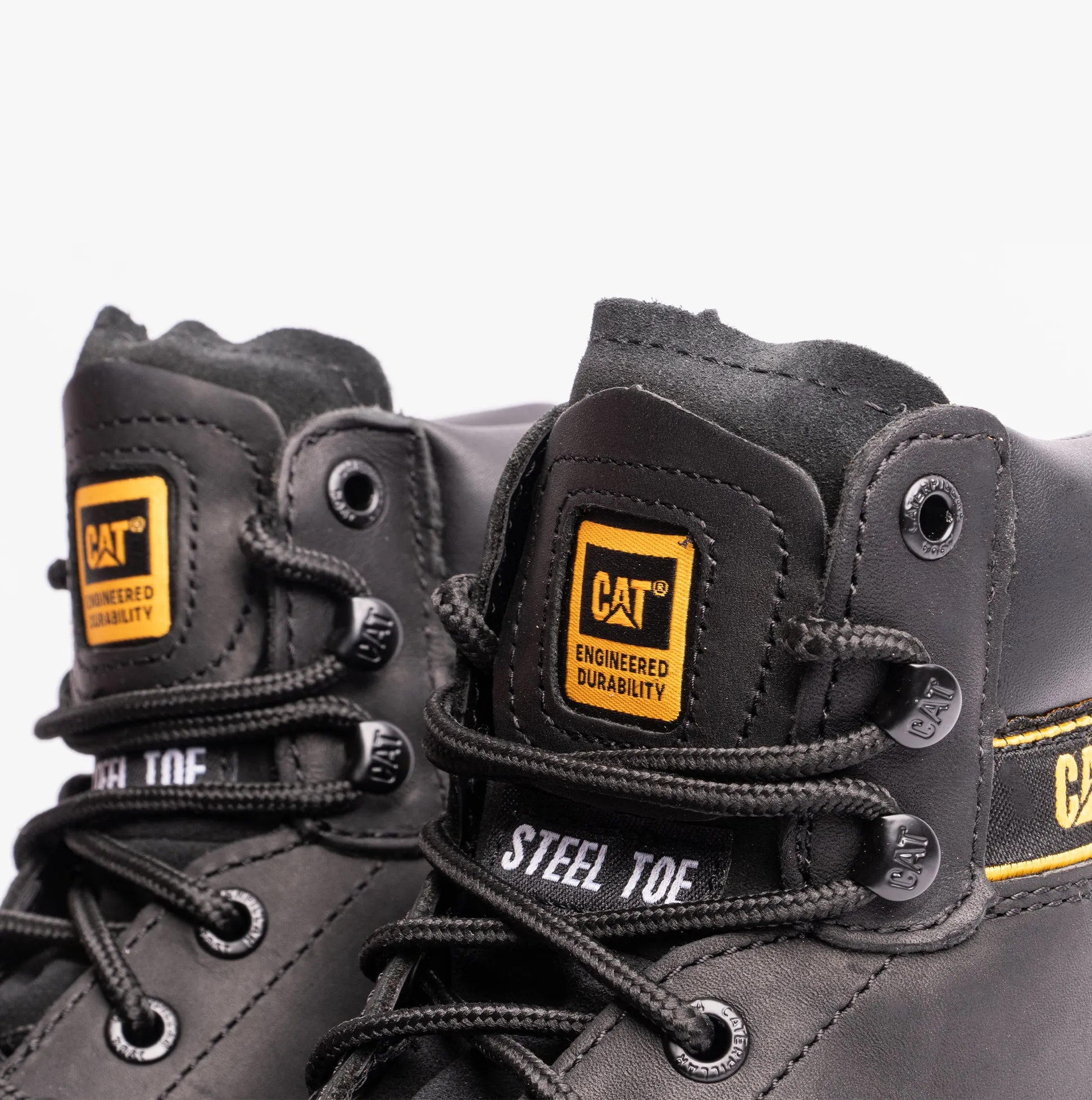 CAT HOLTON S3 Mens Leather Safety Boots Black sold by Shuperb product image thumbnail 4