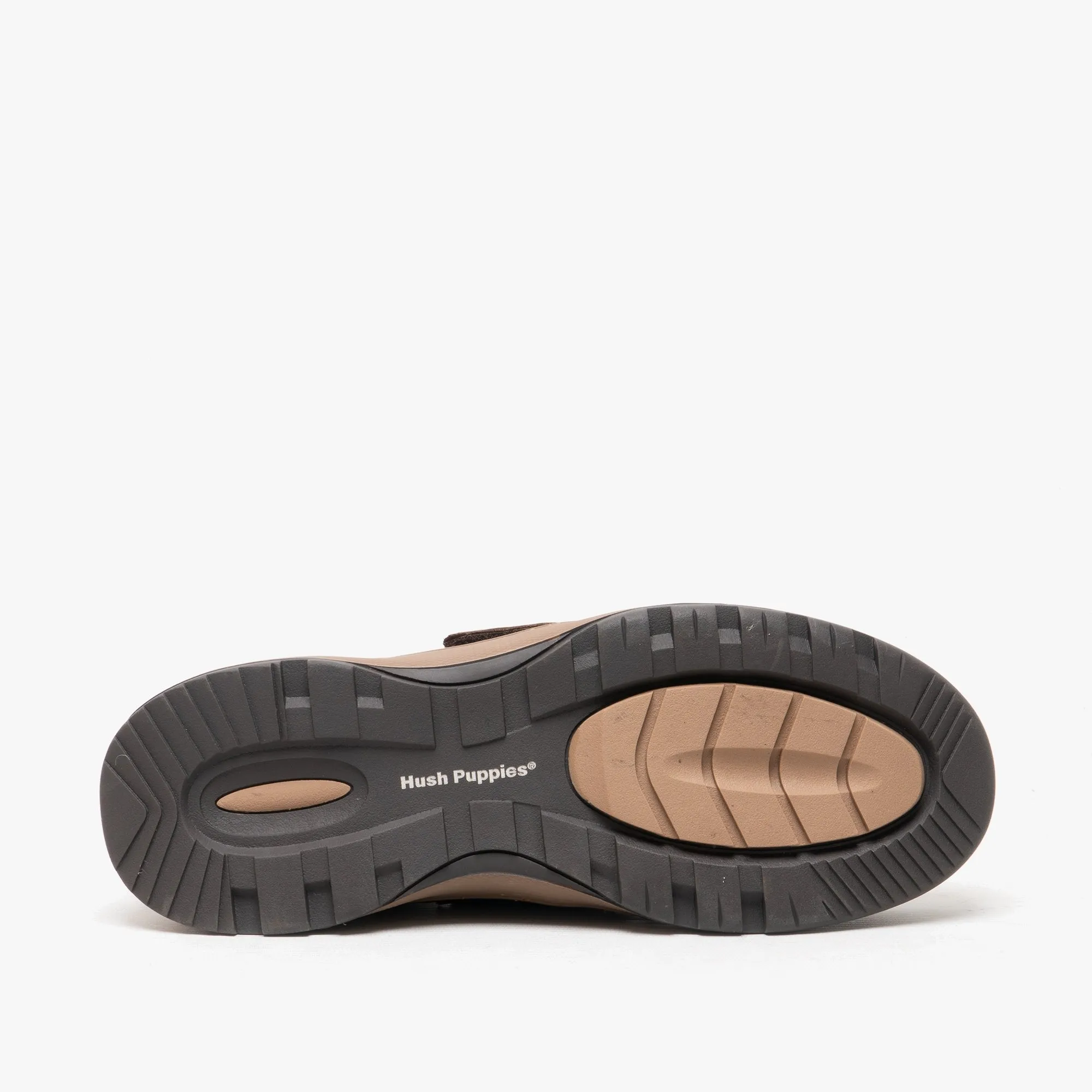 Hush Puppies CASPER Mens Leather Touch Fasten Shoes Brown sold by Shuperb product image thumbnail 4