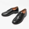 Grafters Womens Leather Uniform Shoes Black sold by Shuperb