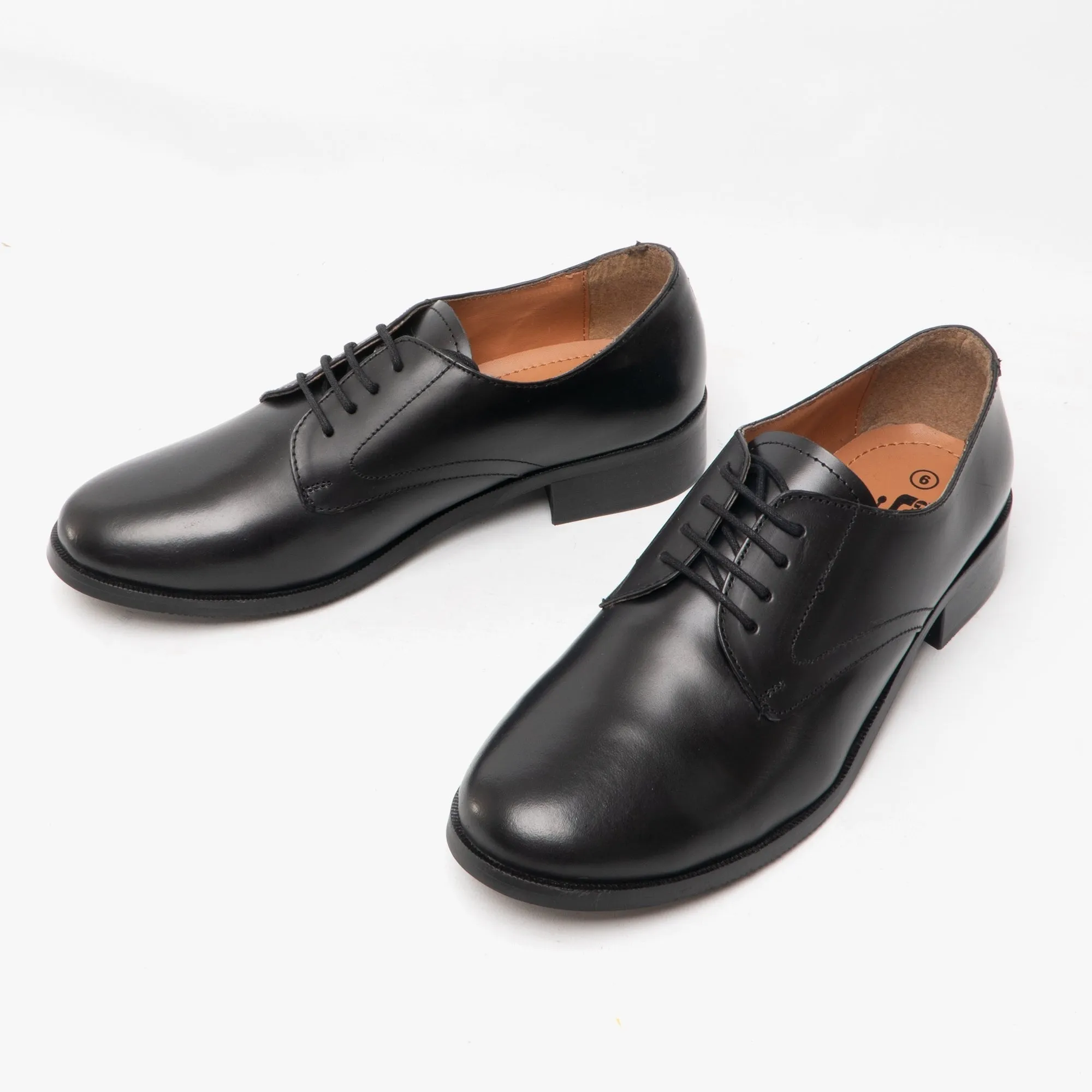 Grafters Womens Leather Uniform Shoes Black sold by Shuperb product image thumbnail 2