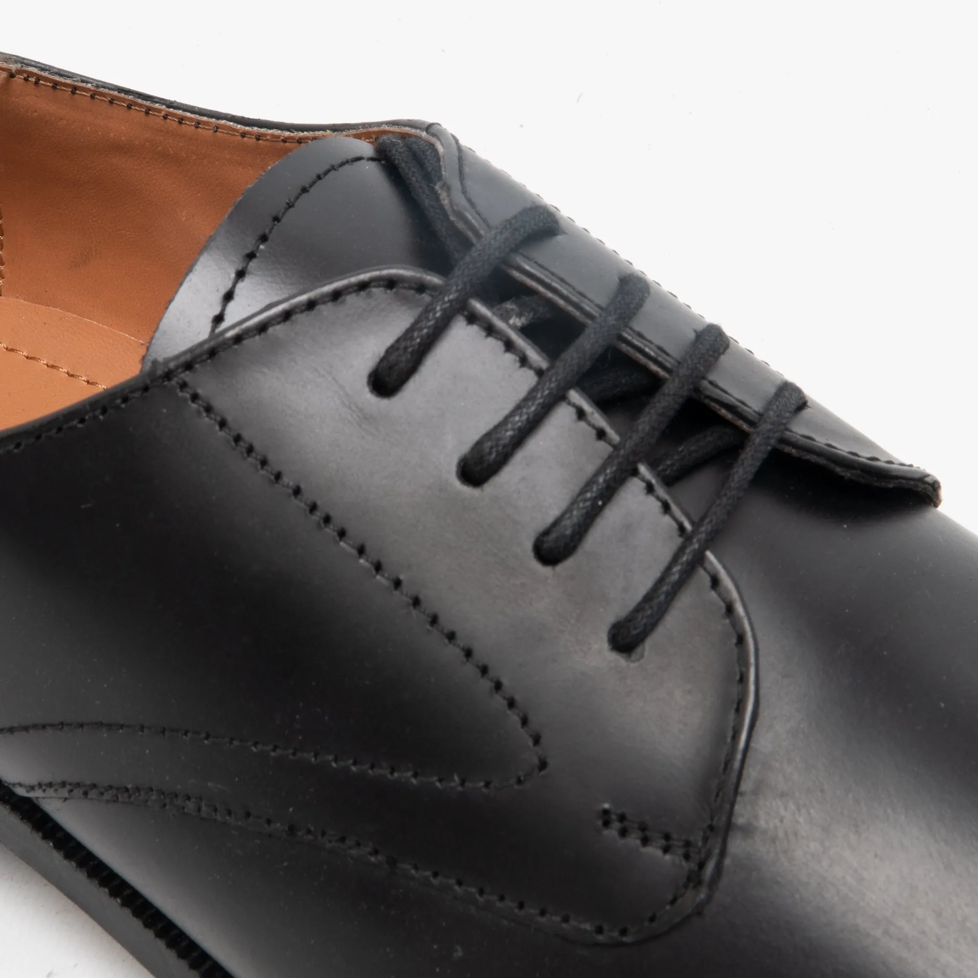 Grafters Womens Leather Uniform Shoes Black sold by Shuperb product image thumbnail 3