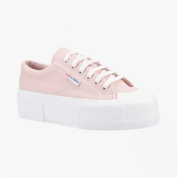 2631 STRIPE PLATFORM Ladies Trainers Pink sold by Shuperb product image thumbnail 2