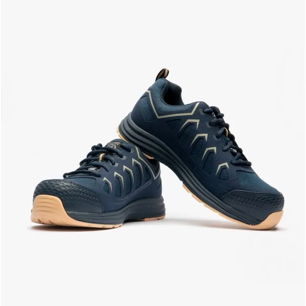 Skechers Work 200127EC MALAD II Mens Safety Trainers Navy/Tan sold by Shuperb product image thumbnail 4