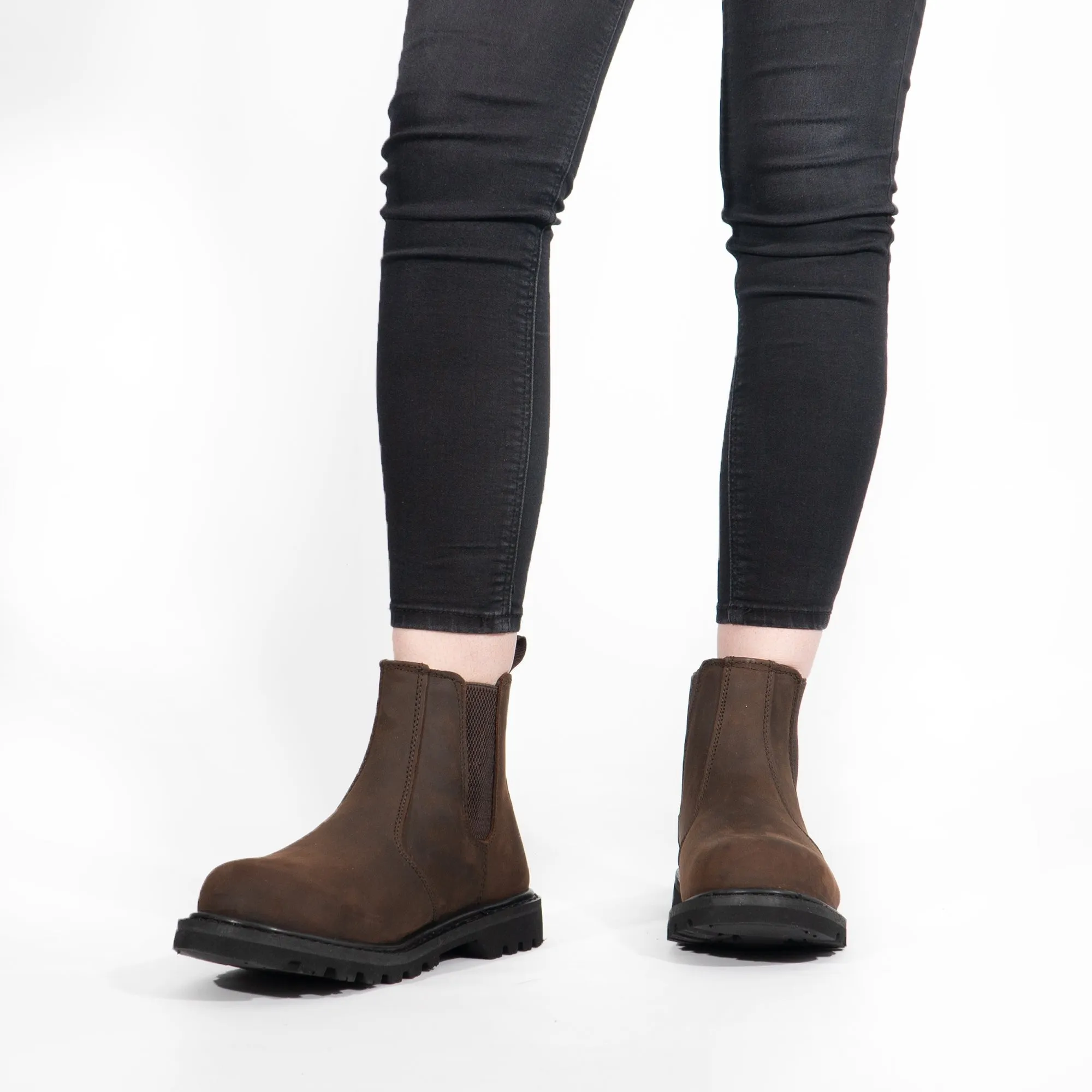 Grafters M539B Unisex Leather Dealer Safety Boots Brown sold by Shuperb product image thumbnail 2