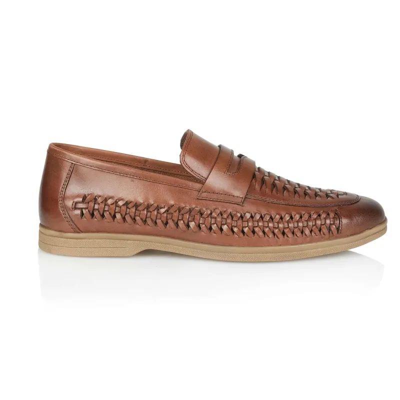 Silver Street London PERTH Mens Loafers Brown sold by Shuperb