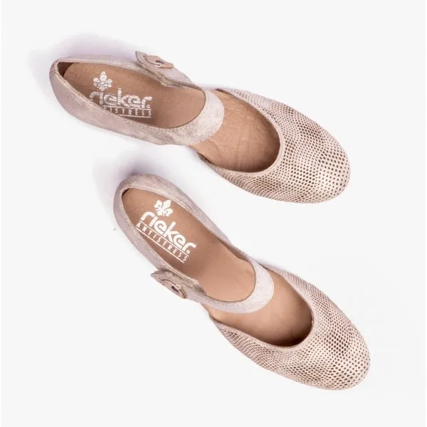 41764-60 Ladies Court Shoes Beige sold by Shuperb product image thumbnail 4