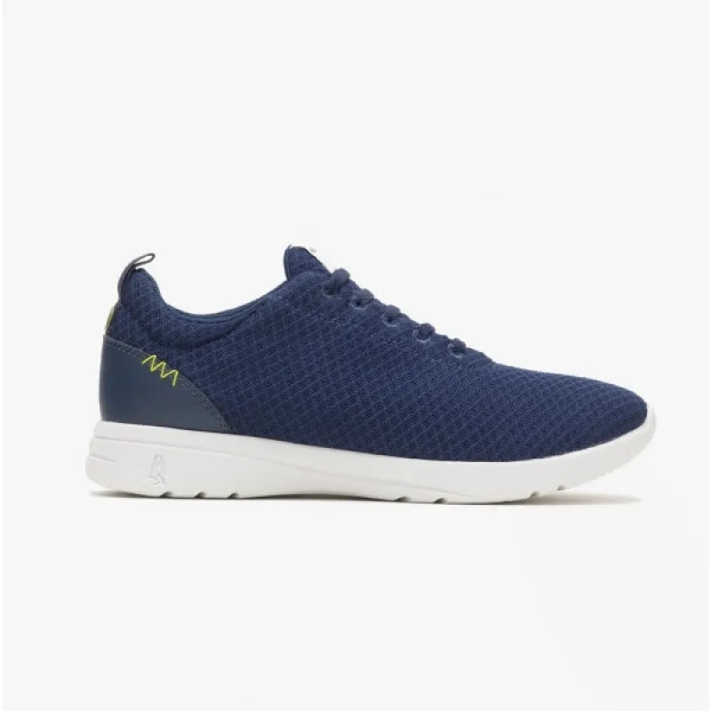 Hush Puppies GOOD Womens Recycled Mesh Casual Trainers Dark Blue sold by Shuperb
