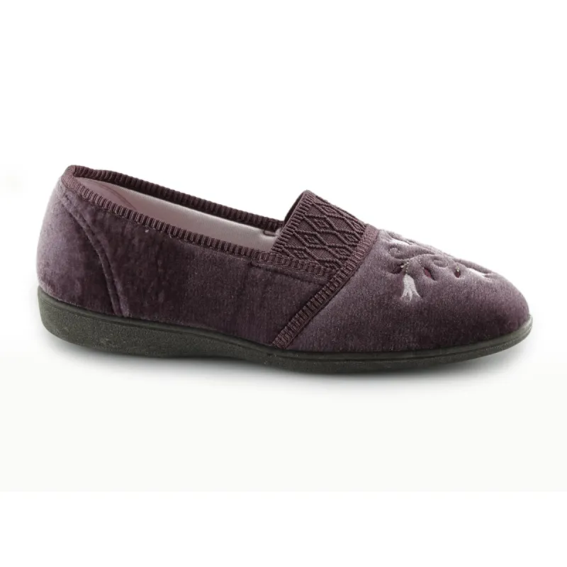 Sleepers INEZ Womens Full Slippers Heather sold by Shuperb