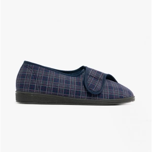 Sleepers JULIAN II Mens Full Slippers Navy sold by Shuperb