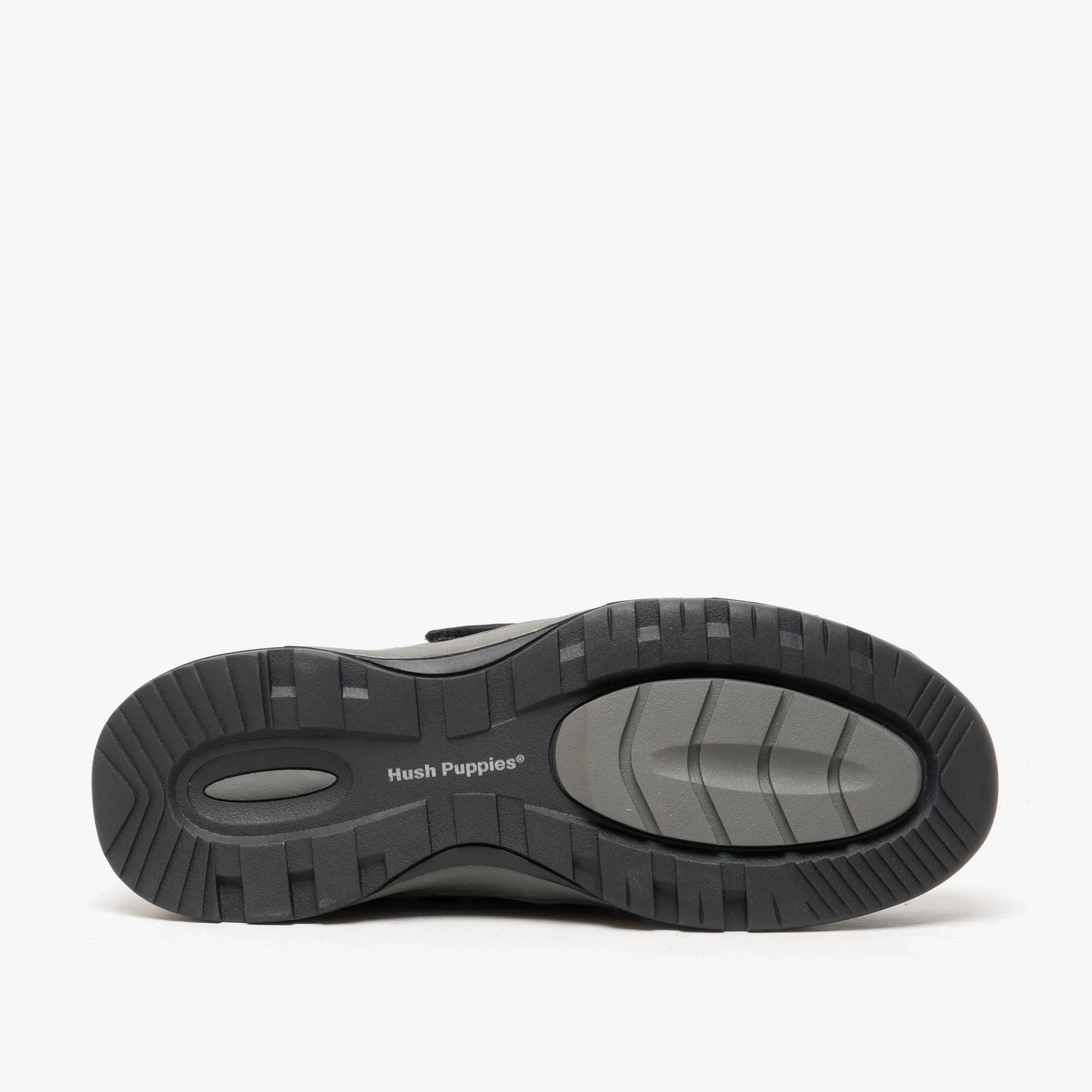 Hush Puppies CASPER Mens Leather Touch Fasten Shoes Black sold by Shuperb product image thumbnail 3