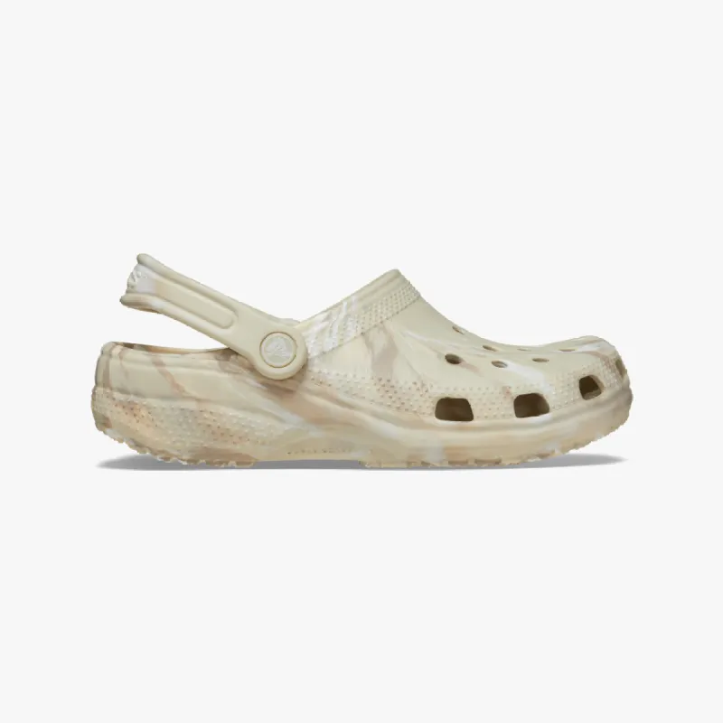 Crocs 206867-2Y3 CLASSIC MARBLED Womens Clogs Bone/Multi sold by Shuperb