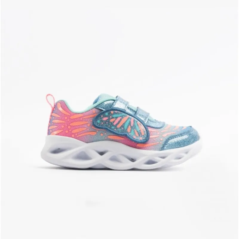 TWISTY BRIGHTS - WINGIN' IT Girls Trainers Blue/Turquoise sold by Shuperb