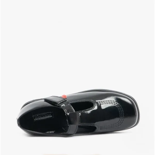 Kickers 115177 FRAGMA T-BAR Girls School Shoes Patent Black sold by Shuperb product image thumbnail 4