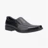 Hush Puppies BRODY Mens Leather Slip On Shoes Black sold by Shuperb
