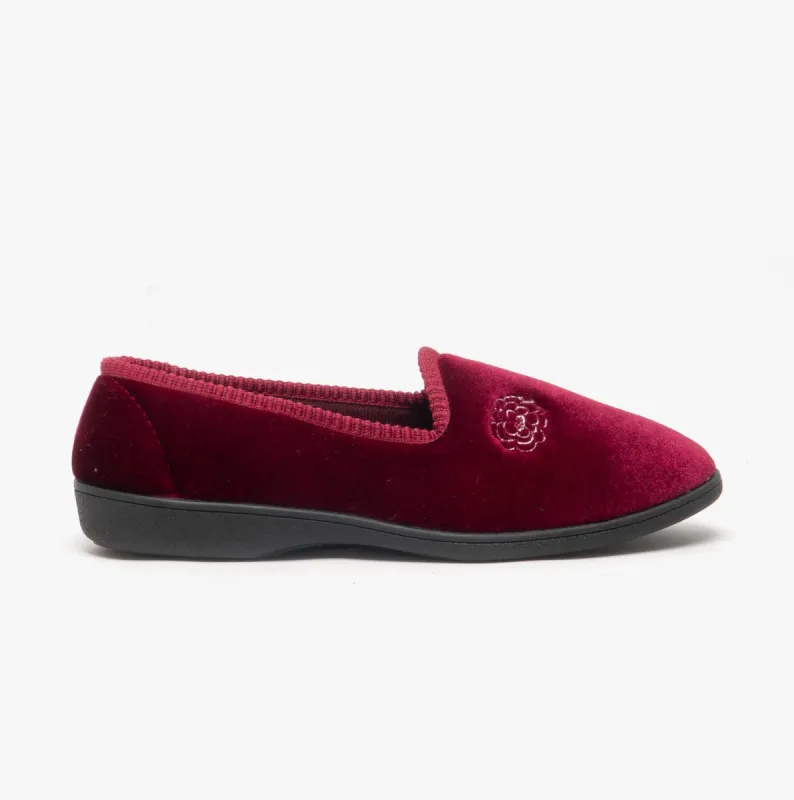 Mirak SIMONE Womens Slippers Burgundy sold by Shuperb