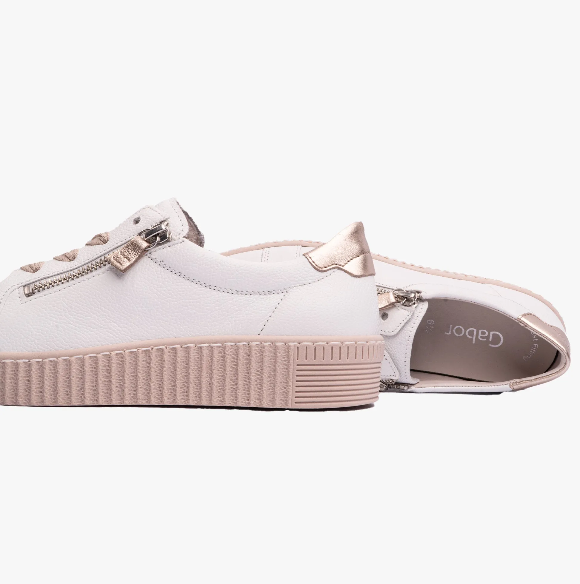 Gabor WISDOM Womens Trainers White/Pink sold by Shuperb product image thumbnail 5