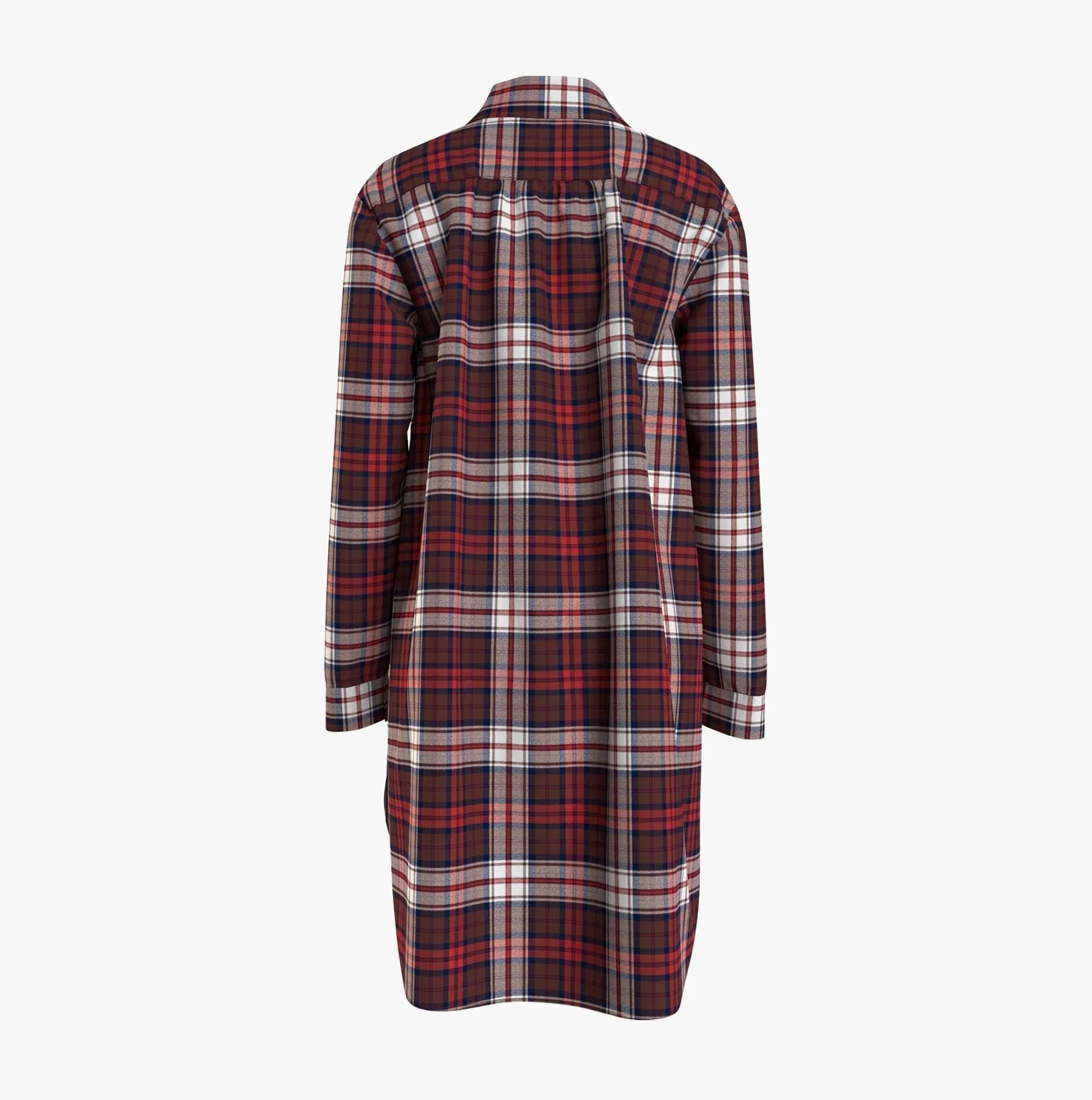 Tommy Hilfiger SHIRT NIGHTDRESS Womens Loungewear Women Apparel Plaid Red sold by Shuperb product image thumbnail 2
