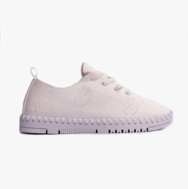 Lotus ALICJA Womens Shoes White sold by Shuperb
