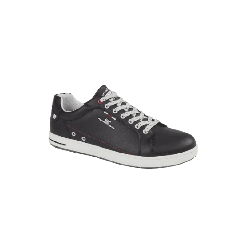 M054A Original Denim Black 7 Eye Lace-Up Mens Casual Trainers made by Shuperb