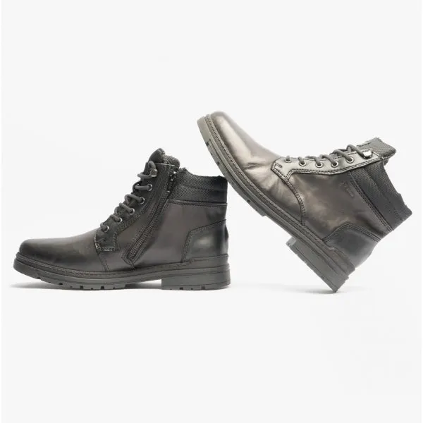 F2641-00 Mens Leather Boots Black sold by Shuperb product image thumbnail 4