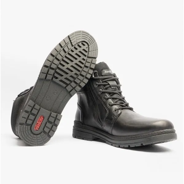 F2641-00 Mens Leather Boots Black sold by Shuperb product image thumbnail 5