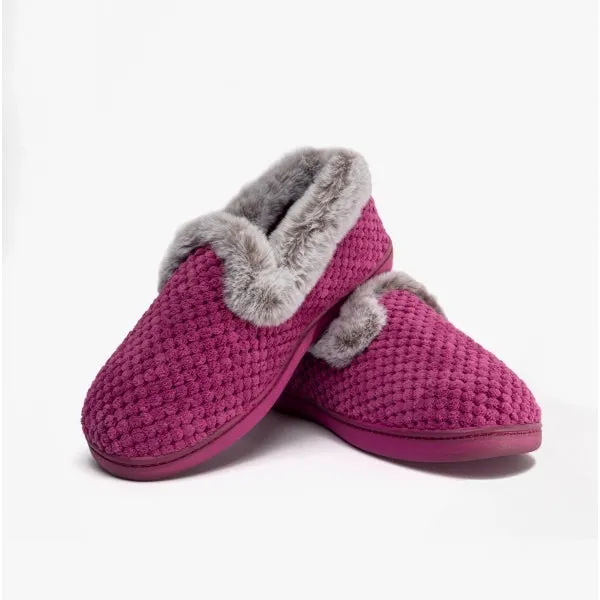 MISHA Womens Full Slippers Bordo Popcorn sold by Shuperb product image thumbnail 2